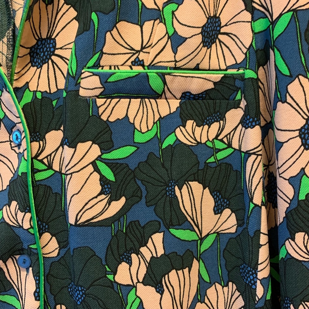 Funky Floral Button Down